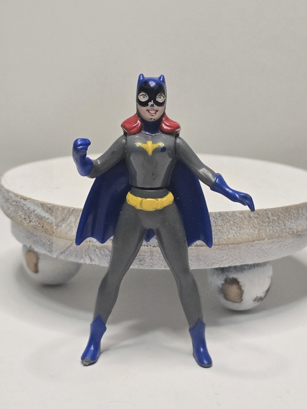 1993 McDonalds Batman Animated Batgirl Figure Happy Meal Toy Bat Girl Batwoman